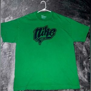 Green Vintage Style Nike T-Shirt